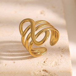 Anello aperto del polsino in acciaio inox 304&nbsp;WGE83BC-01