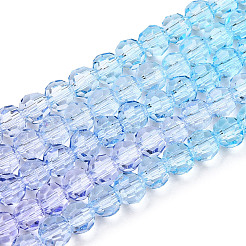 Chapelets de perles en verre transparente  &nbsp;GLAA-E036-07T