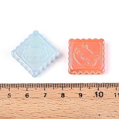 Непрозрачные акриловые бусины с УФ-покрытием&nbsp;OACR-T028-56