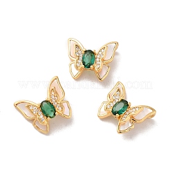 Латунные микро проложить кубического циркония подвески KK-I703-09G