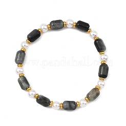 Stretch-Armbänder aus natürlichem Adleraugenstein&nbsp;BJEW-JB13865-01