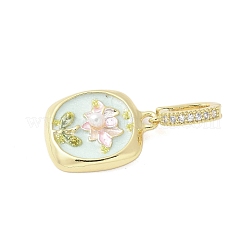 Латунь эмаль подвески&nbsp;LS-KK-F886-01G-05