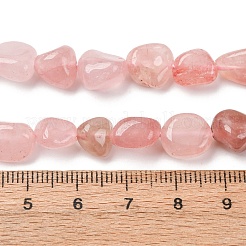 Природного розового кварца нитей бисера&nbsp;G-Q060-E21-01