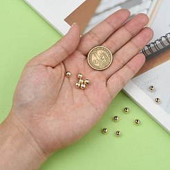 Шарики из желтого золота&nbsp;KK-G156-6mm-1