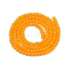 Fili di vetro in giada imitazione di colore solido opaco&nbsp;LS-EGLA-A044-P2mm-D29