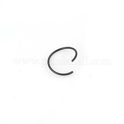 316lステンレススチールフープノーズリング  女性のための鼻ピアスジュエリー  虹色  内径：10mm&nbsp;WG46E6D-09