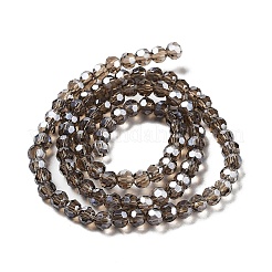 Гальванизируйте прозрачное стекло бисер нитей X-EGLA-A035-T4mm-A16