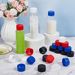 60 Stück 4 Farben Plastikflaschenverschlüsse&nbsp;FIND-OC0003-89B