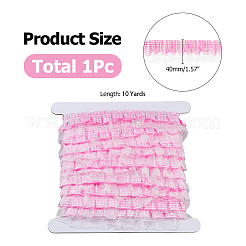 10 Yards Polyester-Spitzenbänder&nbsp;SRIB-OC0001-13B