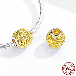 925 perla europea in argento sterling rodiato&nbsp;STER-FF0012-06GP