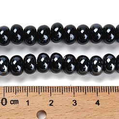 Фарфоровые бусины-рондели&nbsp;PORC-Q001-01H