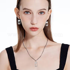 12 шт. 3-цветное ионное покрытие (IP) из нержавеющей стали 304 подвески&nbsp;STAS-UN0046-42