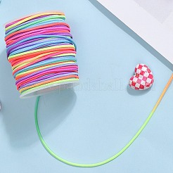 Сегментированный окрашенный круглый полиэстеровый эластичный шнур&nbsp;OCOR-WH20018-35B