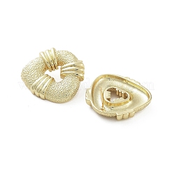 Серьги-гвоздики из латуни с полыми треугольниками EJEW-Q811-21G