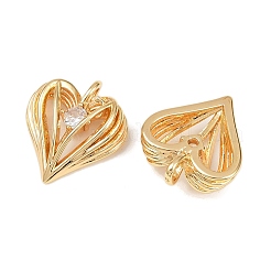 Латунные микро проложить кубического циркония подвески KK-F906-17G