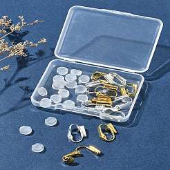 12шт 2 цвета латунные клипсы конвертеры выводы KK-FS0001-30