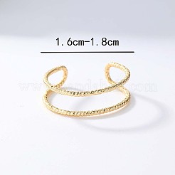 Случайные стили регулируемые латунные манжеты кольца BB5728