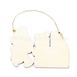 День независимости доска плотности деревянные настенные украшения подвески дверные таблички&nbsp;HJEW-C004-07