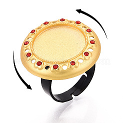 Base de bague ajustable en alliage&nbsp;MAK-T012-10G