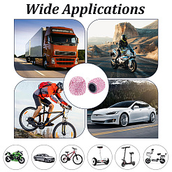 16 шт. колпачки для вентилей шин из полимерной глины и страз&nbsp;FIND-NB0006-71A