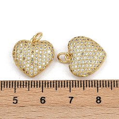 Латунные микро проложить кубического циркония подвески&nbsp;ZIRC-I367-06G-02