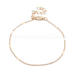 4 pz 4 cavigliere a catena in lega di stile con cuore&nbsp;SJEW-D009-05KCG