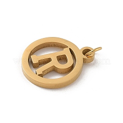 304 Edelstahl-Anhänger mit Biegering&nbsp;LS-STAS-R001-02G-R