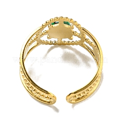 Ионное покрытие (ip) 304 нержавеющая сталь открытые манжетные кольца RJEW-C079-09G