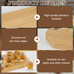 Подносы для подачи вина из бамбука ODIS-WH0025-200