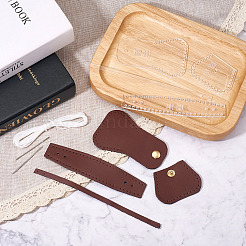 Набор для самостоятельного изготовления кожаного мини-кошелька для монет&nbsp;DIY-TA0004-90B