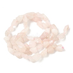 Сырой грубый натуральный розовый кварц бисер прядь&nbsp;LS-G-M453-C03