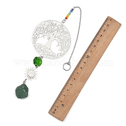 Sonnenfänger „Lebensbaum“ aus Edelstahl 201&nbsp;HJEW-JM04875-02