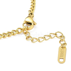 Ионное покрытие(ip) 304 браслеты из нержавеющей стали для женщин BJEW-K254-06G