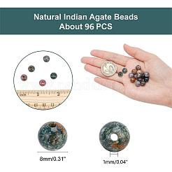 Naturali indian agata fili di perline&nbsp;G-AR0002-42