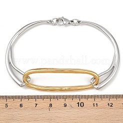 Браслеты из нержавеющей стали 304 BJEW-C129-01GP