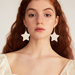 Набор для самостоятельного изготовления сережек-подвесок в виде луны и звезды&nbsp;DIY-PH0013-43