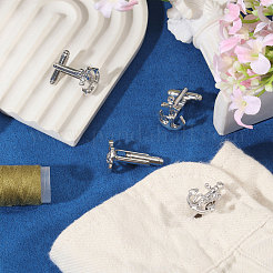 4 пара запонок из сплава&nbsp;FIND-CA0011-40P