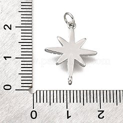 Подвески-звездочки с микропаве из латуни&nbsp;KK-V011-64P