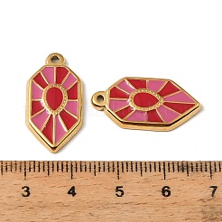 304 Edelstahl-Emaille-Anhänger&nbsp;STAS-I371-20G-01