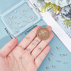 50 шт. латунные подвески со стразами&nbsp;KK-BBC0022-01