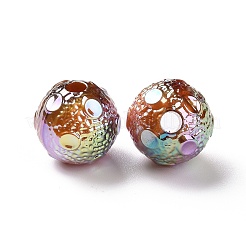 Placcatura uv perline acriliche iridescenti arcobaleno&nbsp;PACR-H003-05