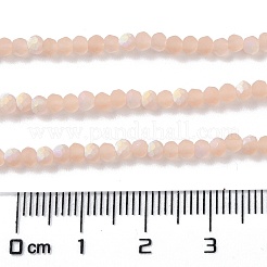 Chapelets de perles en verre imitation jade&nbsp;EGLA-YW0003-19A-18
