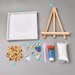 Kit de fabrication de plateau mosaïque à faire soi-même&nbsp;WD-CBA592A-01
