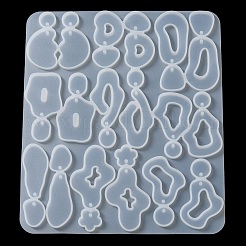 Силиконовые Молды для подвесок неправильной Молды своими руками&nbsp;DIY-M047-01B