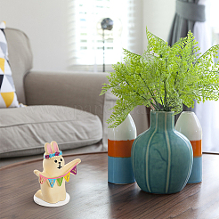 60шт акриловые плоские круглые фигурки дисплей базы KY-FG0001-10