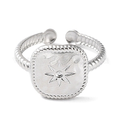 Квадратная фурнитура для манжетного кольца из нержавеющей стали 304 STAS-P334-04P