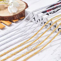 2 цвет 3-х прядный полиэстеровый плетеный шнур OCOR-PH0001-18