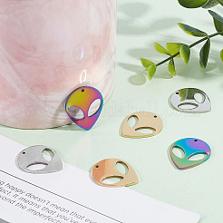 30 шт. подвески из нержавеющей стали 304 двух цветов&nbsp;STAS-DC0012-05