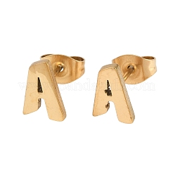 Boucles d'oreilles à tige en acier inoxydable 304&nbsp;SA-T001-03G