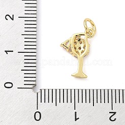 Латунные микро проложить кубического циркония подвески&nbsp;KK-Z120-57B-02